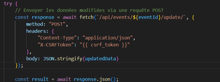 CSRF ProjetJOTicket