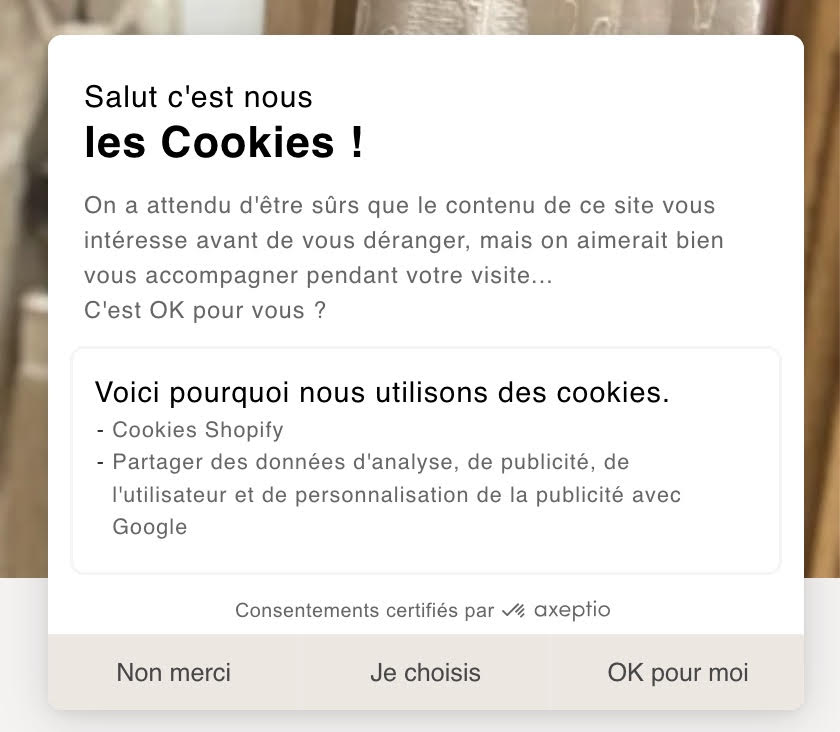 Cookie site le dressing