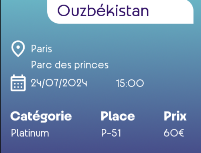 Projet Billetterie